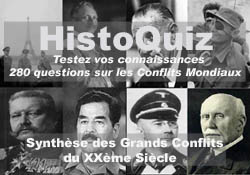 280 questions sur les guerres mondiales avec les corrigés + dossiers sur les guerres importantes du XXème siècle. En tout, 420 pages, 1000 photos, 33 extraits sonores.