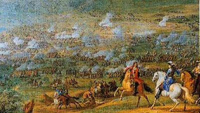 Bataille de Rocroi, tableau de Le Comte esposé au musée  Condé à Chantilly